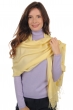 Cashmere & Silk ladies shawls platine mellow yellow 201 cm x 71 cm